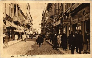 CPA AK Tunis Rue d'Italie TUNISIA (1405040) - Picture 1 of 2