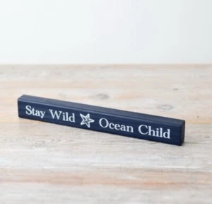 Bloque de madera Stay Wild Ocean Child 24 cm - Imagen 1 de 1