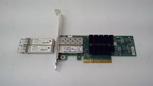 IBM EC38 10GB 00RX859 00RX855 ConnectX-3 Pro CX312B Network Card w/ SFP - Picture 1 of 3