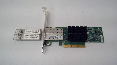 IBM EC38 10GB 00RX859 00RX855 ConnectX-3 Pro CX312B Network Card w/ SFP - Image 1 of 3