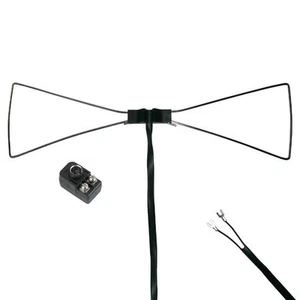Steren UHF Bow Tie TV Antenna Indoor Outline HDTV Only Enhances Inside Reception - Afbeelding 1 van 1