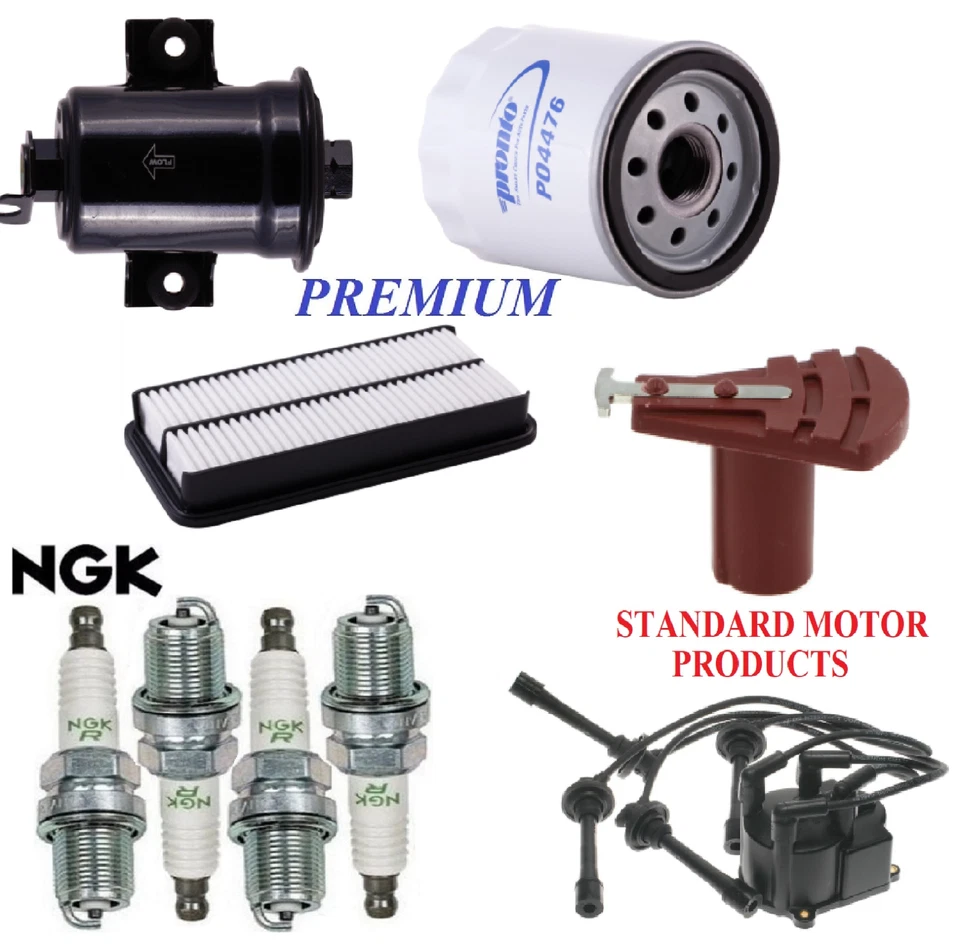 Kit de afinación filtros tapones de cable para TOYOTA COROLLA L4 1,6 L, exc. GTS 1990-1992 Foto 1 de 1