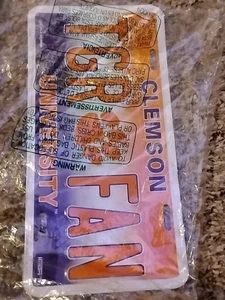 Clemson University TGR Lüfter Neuheit Vanity Booster Nummernschild - Bild 1 von 2