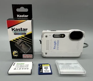 Olympus STYLUS TG-630 Tough White 12.0 MP Digital Camera TESTED WORKS - Picture 1 of 8