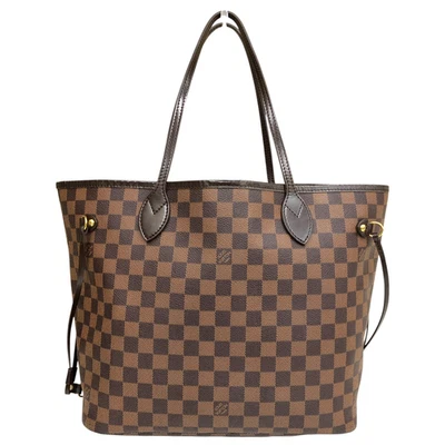 Auth Louis Vuitton Neverfull MM Tote Bag Damier Ebene Shoulder Bag N41358 GI2102 - Image 1 of 4