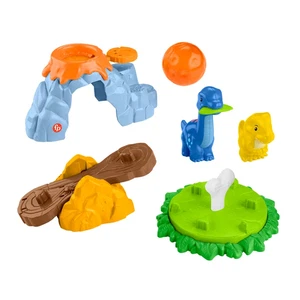 Fisher-Price Spin & Play Dinosaurier Spielplatz Kleinkind Spielset, 6 Stück - Bild 1 von 6