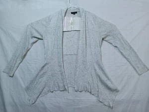 verve ami Women's cardigan White With Black Speckles Medium - Picture 1 of 10