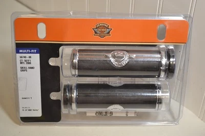 GENUINE Harley-Davidson Skull Hand Grips 56740-08 for Touring - Image 1 of 4