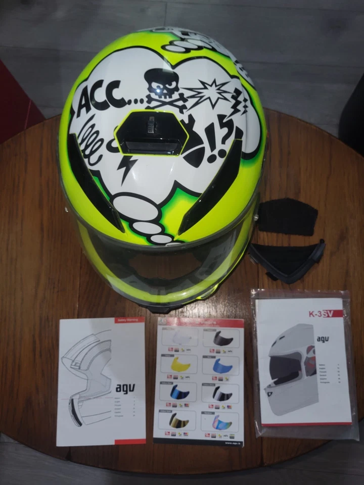 AGV  K-3 SV  MISANO  2011 SIZE MS  IN Fantasic Condition - Image 1 of 4