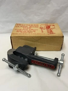 Vintage Sear Craftsman No. 5245 Clamp Base Vise Tool in Box - Picture 1 of 11