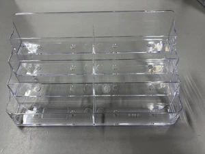 MaxGear 8-Pocket Clear Acrylic Counter-Top Business Card Holder - Picture 1 of 3