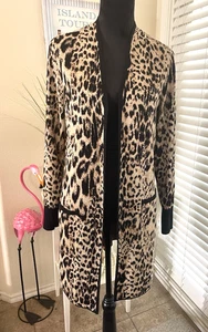 Chicos lange Strickjacke Leopardenmuster nur 1 Mal getragen Große (2) - Bild 1 von 6