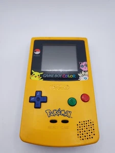 OEM Nintendo Gameboy Color Pokemon Special Pikachu Edition Parts System Console - Picture 1 of 13
