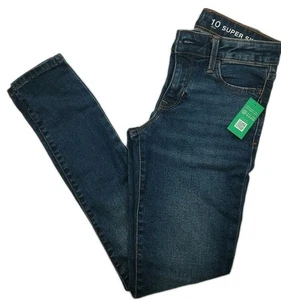 NEW With Tag! GAP Kids Girls Stretch Super Skinny Jeans Size 10 Retail $34.99! - Picture 1 of 20
