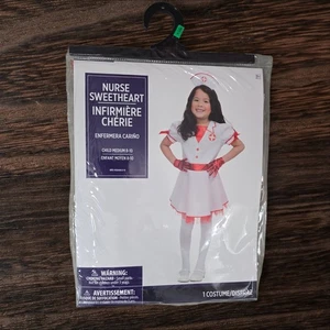 NEW Nurse Sweetheart Girls Size M 8-10 Halloween Costume Doctor Child Dress Up - Picture 1 of 2