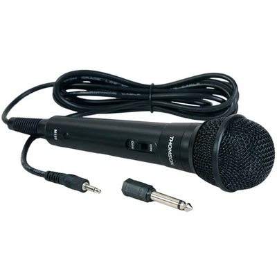 Thomson Dynamisches Mikrofon Handmikrofon 2,5m Kabel Mikro 3,5mm 6,35mm Party DJ - Bild 1 von 4