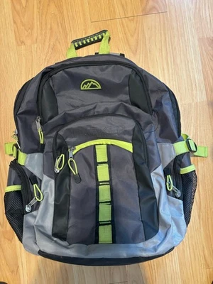 Ozark Trail Gray Green Backpack Hiking Camping Outdoor Daypack 18" Medium - Image 1 of 4