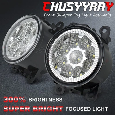 Par de luces antiniebla LED de conducción luces de parachoques delanteras conductor + lado derecho del pasajero Foto 1 de 4