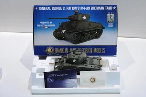 TANQUE SHERMAN FRANKLIN COMO NUEVO GENERAL PATTON M4-A3 ESCALA 1:24 FUNDIDO A PRESIÓN - Imagen 1 de 10