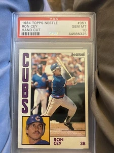 Ron Cey 1984 Topps Nestle Hand Cut Psa 10 Gem Mint  - Bild 1 von 3