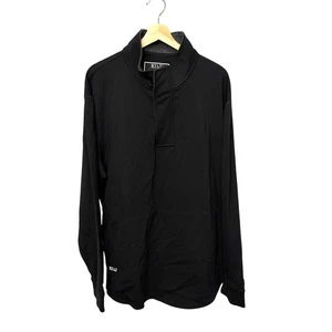 BYLT Pullover Mens XXL Black Elite+ Fairway Golf Quarter Snap Stretch Tech - Picture 1 of 9