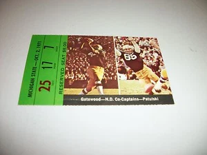 BOLETO DE ESTADO DE NOTRE DAME VS. MICHIGAN 10-2-1971 - Imagen 1 de 1