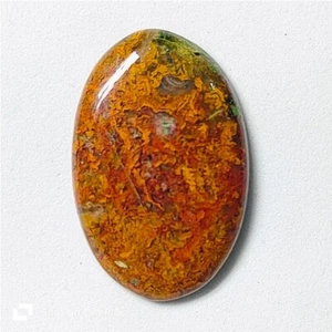Natural Red Moss Agate Gemstone Cabochon Loose For Jewelry 25 Cts. ME-10868 - Picture 1 of 3