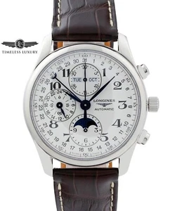 NEW Men's Longines Master Collection L2.673.4.78.3 Silver Dial 40mm Box & Card - Picture 1 of 6