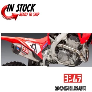 YOSHIMURA RS-12 FULL SYSYEM EXHAUST PIPE SS HONDA 22-2024 CRF250R CRF250RX - Picture 1 of 9