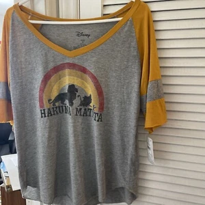 Disney Damen Größe XL T-SHIRT HAKUNA MATADA kurzärmelig neu mit Etikett - Bild 1 von 22