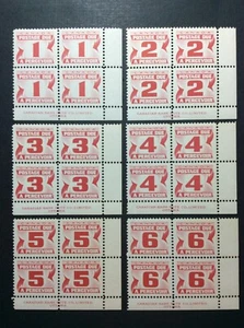 BroadviewStamps Canada #J21-J26 LR PB. MNH F-VF. Very light gum toning. - Picture 1 of 3