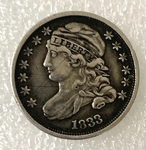 1833 Capped Bust Dime - High Grade - Check Photo - Picture 1 of 3