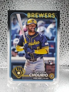 2024 Topps Update Jackson Chourio RC Rookie Debut US155 - Picture 1 of 2