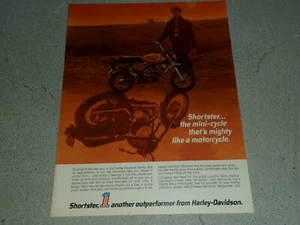 Harley-Davidson Shortster 1972 anuncio/artículo - Imagen 1 de 1