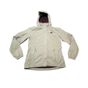Chaqueta para mujer The North Face M gris púrpura Dryvent impermeable con capucha Ripstop - Imagen 1 de 16