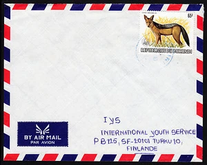 BURUNDI — SCOTT 598a — 1983 WWF WILDLIFE ISSUE COVER — 65F — SCV $75,00 - Foto 1 di 2