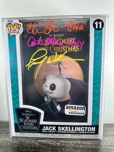 Autogramm Nightmare Before Christmas Funko Pop VHS Amazon Exclusive OCCM Auth - Bild 1 von 3