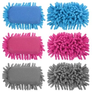 6 Pieces Microfiber Shag Whiteboard Eraser Microfiber Whiteboard Eraser Dry E... - Picture 1 of 7