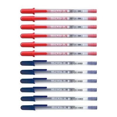 12pcs Sakura Gelly Roll 08 Medium Tip Pen | Gel Ink Pens Arts Craft Stationery - Image 1 of 3