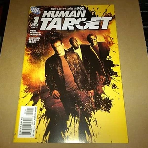 DC Human Target comic issue 1 DC variant NM- ( 9.2 ) TV PHOTO COVER MARK VALLEY - Picture 1 of 10