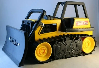 RETRO TONKA CLÁSICO ACERO BULLDOZER CONSTRUCCIÓN MAQUINARIA PESADA JUGUETE 92961 Foto 1 de 4