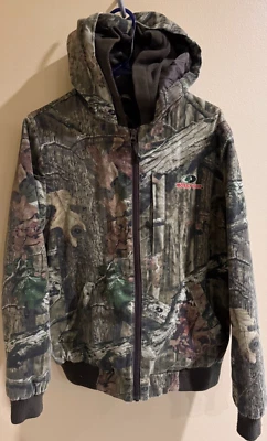 Mossy Oak Break Up Infinity Camo Lined Insulated Jacket XL YOUTH Zip Up Hoodie - Image 1 of 4