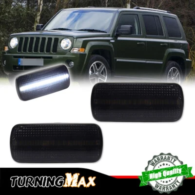 Smoke White LED Side Marker Light For 07-16 Jeep Patriot, Compass, Dodge Avenger - Image 1 of 4