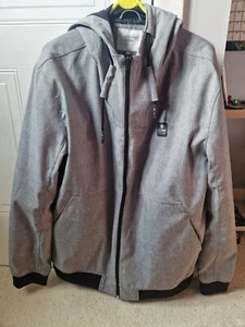 Mens Jack And Jones Core Grey Hoodie Jacket, Size XXL, Excellent Condition - Picture 1 of 4