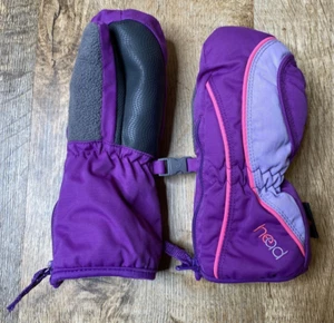 Head Small Kids Mittens Purple Side Zip - Picture 1 of 5
