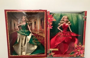 Muñeca Barbie Holiday 2011 2022 Felices Fiestas Lote 2 EXCELENTE CAJA. - Imagen 1 de 2