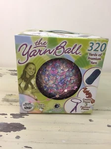 GIANT YRN BALL- Aprende a tejer DVD, 320 yardas, alimentador de hilo, artesanía, poliéster - Imagen 1 de 8