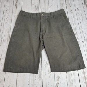 Volcom Shorts Mens 32 Brown Chino Active Surf Skate Pockets Beach Adult Logo - Picture 1 of 12