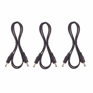 (3) Pack 2.1mm x 5.5mm Coaxial Power Male to Male 36" patch cable for DC Brick - Picture 1 of 2