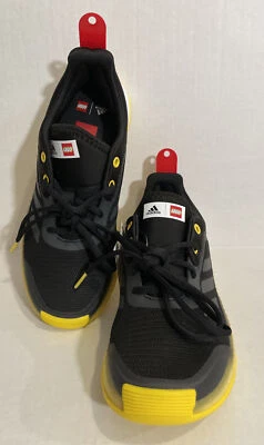 Adidas x Lego Sport Pro J Running Athletic Shoes Yellow/Black Kids 5.5 FX2863 - Image 1 of 4